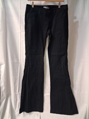 Old Navy Black Flared Wide-Leg Jeans